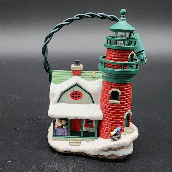 Hallmark Keepsake Lighthouse Greetings Ornament 2008 Magic Series - Picture 2 of 8